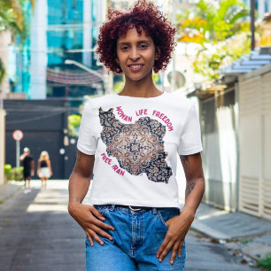 Freiheit der Frau   Persian Rug Red T-Shirt