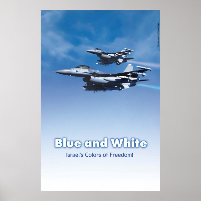 Freiheit der israelischen Luftwaffe Poster (Vorne)
