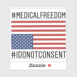 Freiheit der Medizin Aufkleber