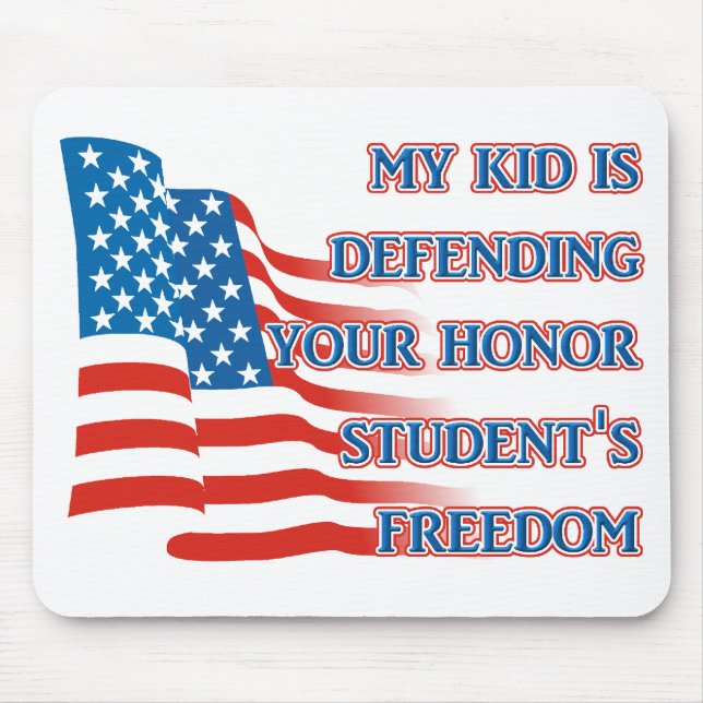 Freiheit der Streitkräfte - Ehrenschülermousepad Mousepad (Vorne)