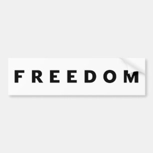 Freiheit ein echter Patriot Autoaufkleber