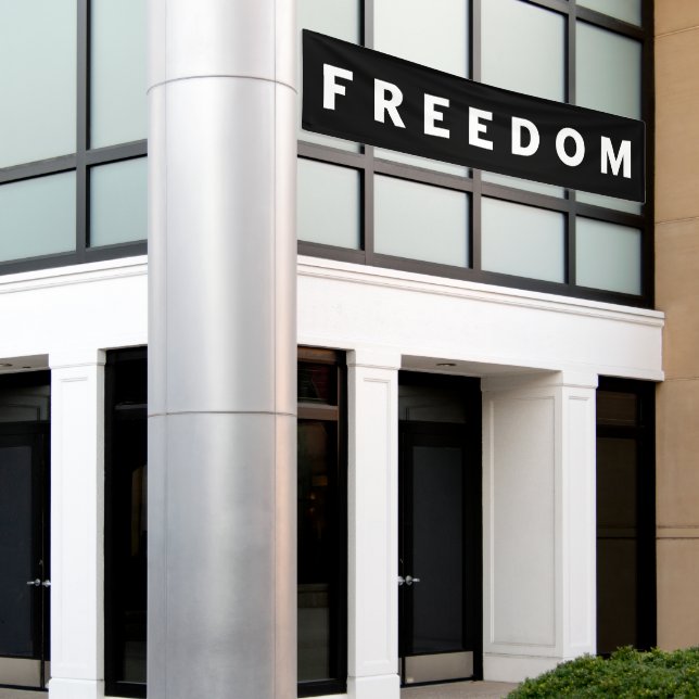 Freiheit ein echter Patriot Banner (Äußeres Gebäude)