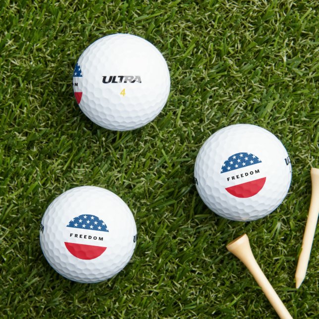 Freiheit ein echter Patriot Golfball (Insitu Gras)