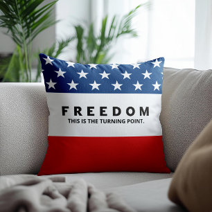 Freiheit ein echter Patriot Kissen