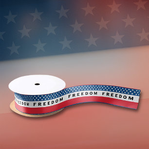 Freiheit ein echter Patriot Satinband