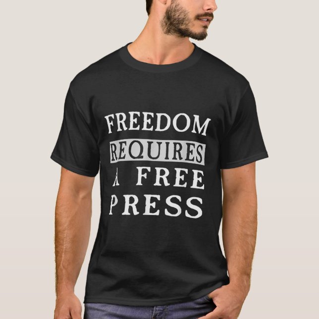Freiheit erfordert ein freies Shirt gegen Trump T (Vorderseite)