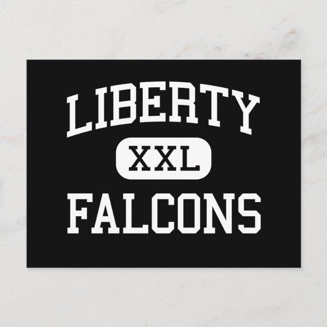 Freiheit - Falcons - High School - Hillsboro Orego Postkarte (Vorderseite)