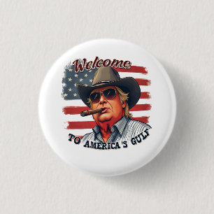 Freiheit für Amerikas Golf Amerikanischer Trump Button