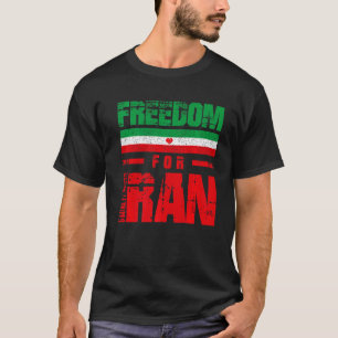 Freiheit für den Iran Flag Iran Herz Iran Azadi P T-Shirt