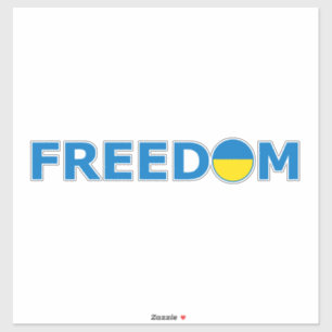 Freiheit für den T - Shirt in der Ukraine Aufkleber