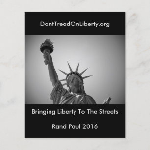 Freiheit für die Straßen Flyer