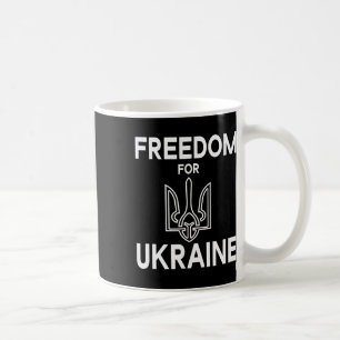 Freiheit Für Die Ukraine Ukrainisches Wappen Trysu Kaffeetasse