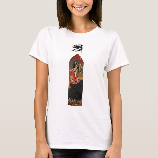 Freiheit für Frauen, stehen Sie mit den iranischen T-Shirt (Vorderseite)