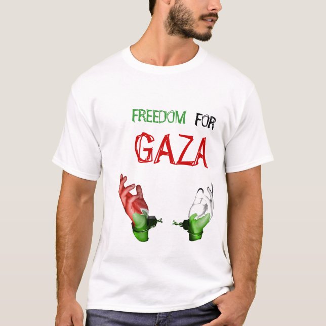 FREIHEIT, FÜR, GAZA T-Shirt (Vorderseite)
