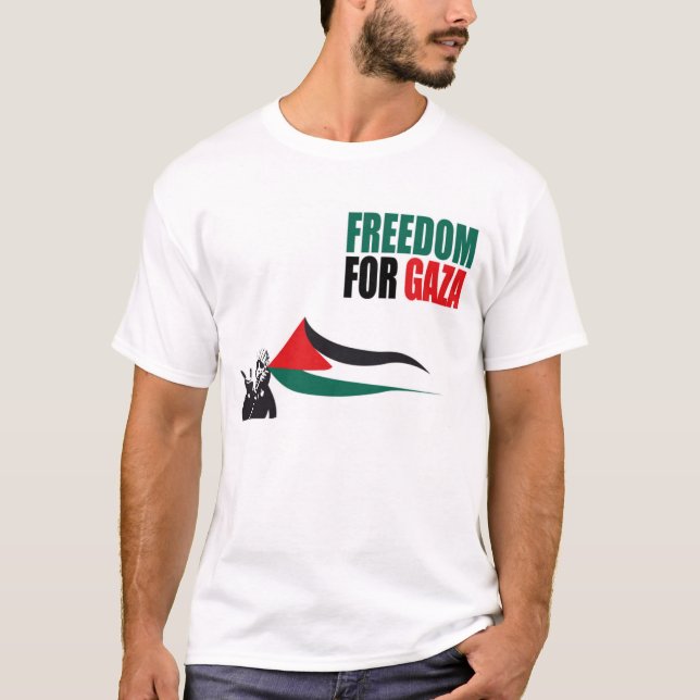 Freiheit für Gaza-T - Shirt (Vorderseite)