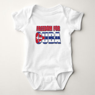Freiheit für Kuba Baby Strampler