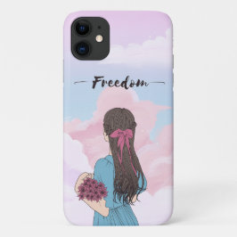 Freiheit für Mädchen Case-Mate iPhone Hülle