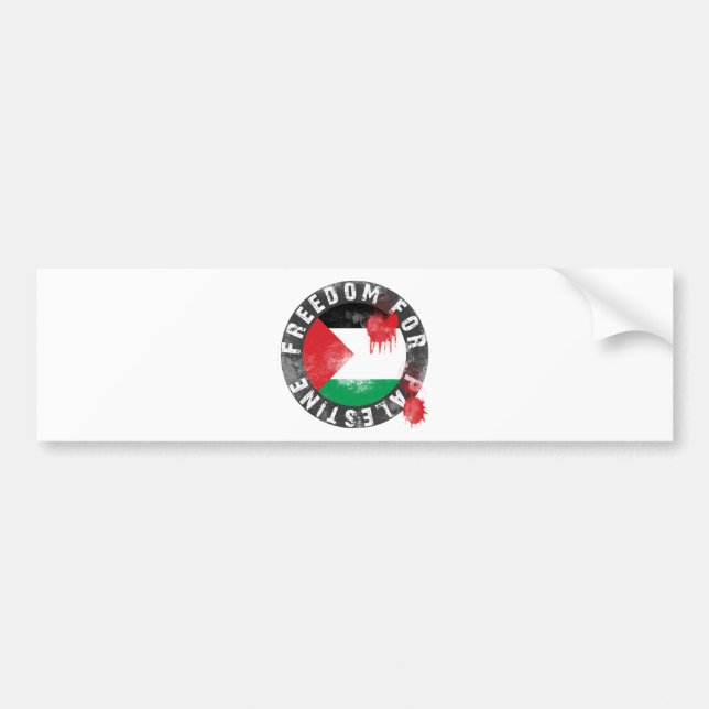 Freiheit für Palästina Autoaufkleber (Vorne)