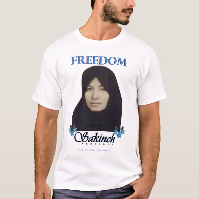 Freiheit für Sakineh Ashtiani T-Shirt (Vorderseite)