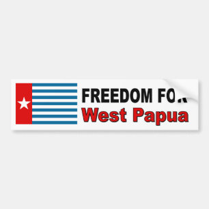 Freiheit für Westpapua Autoaufkleber