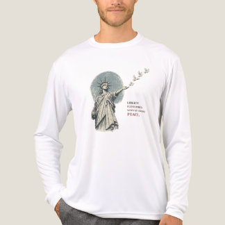 Freiheit gedeiht, wenn wir Frieden wählen Tri-Blend Shirt