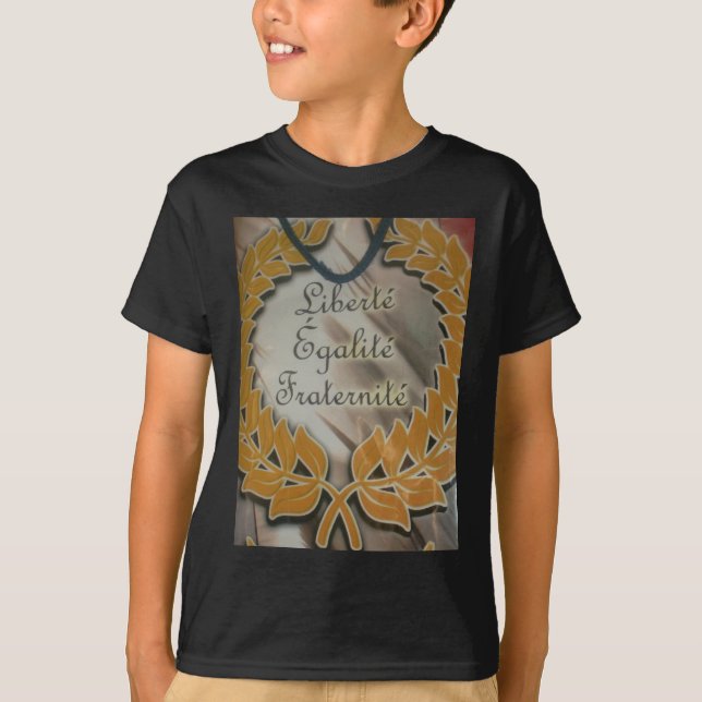 Freiheit, Gleichheit, Brüderlichkeit: Zukunft Blüh T-Shirt (Vorderseite)