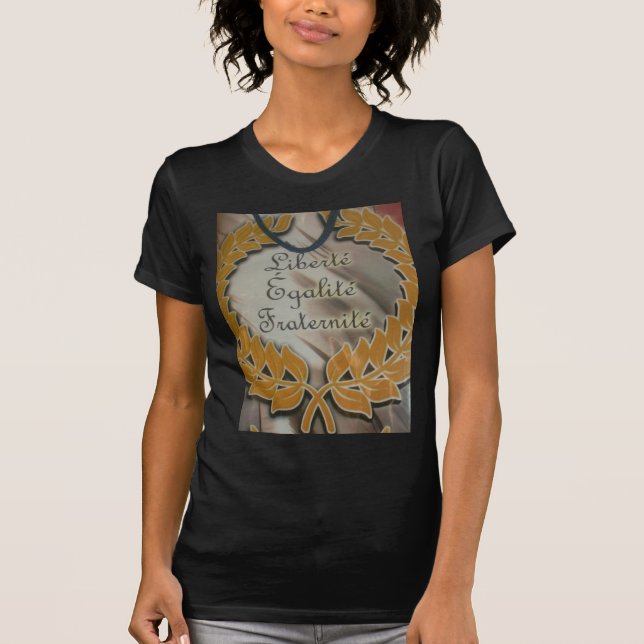 Freiheit, Gleichheit, Brüderlichkeit: Zukunft Blüh T-Shirt (Vorderseite)