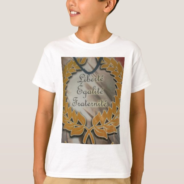 Freiheit, Gleichheit, Brüderlichkeit: Zukunft Blüh T-Shirt (Vorderseite)