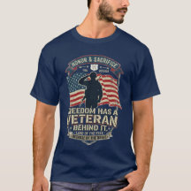 Freiheit Hat Einen Veteranen Dahinter Patriotische