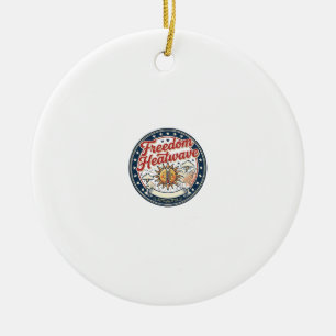 Freiheit Hitze Patriotisch Wetter Sommer Keramik Ornament