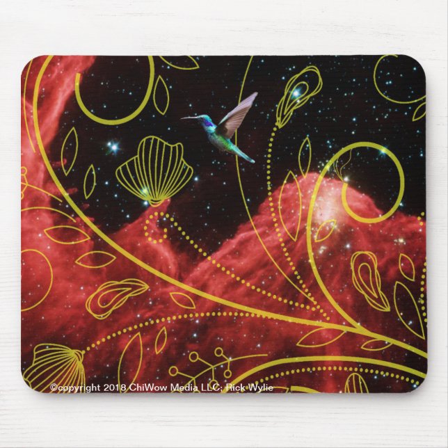 Freiheit - Hummingbird Mousepad (Vorne)
