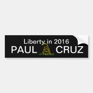 Freiheit im Jahre 2016 Paul Cruz Autoaufkleber