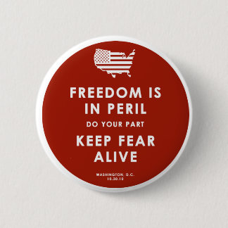 Freiheit in der Gefahr! Button