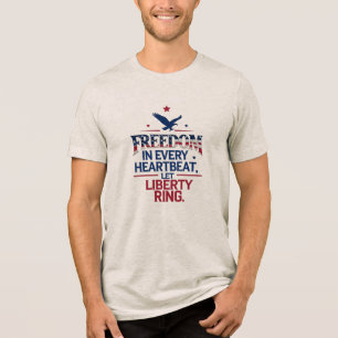 Freiheit in jedem Heartbeat-T - Shirt - Bella+Lein