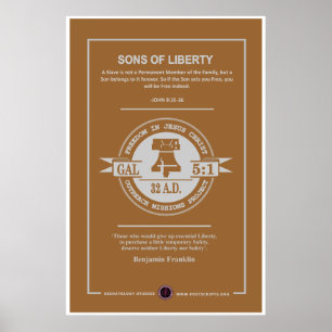 Freiheit in Jesus Christus Poster
