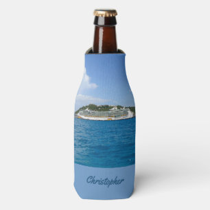 Freiheit in St Martin personalisiert Flaschenkühler