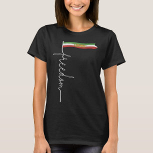 Freiheit, iranische Flagge, iranischer Löwe, Sun & T-Shirt