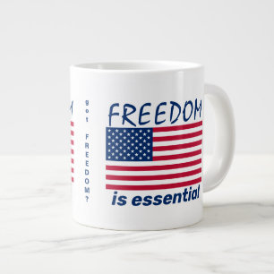 Freiheit ist eine wesentliche Tasse