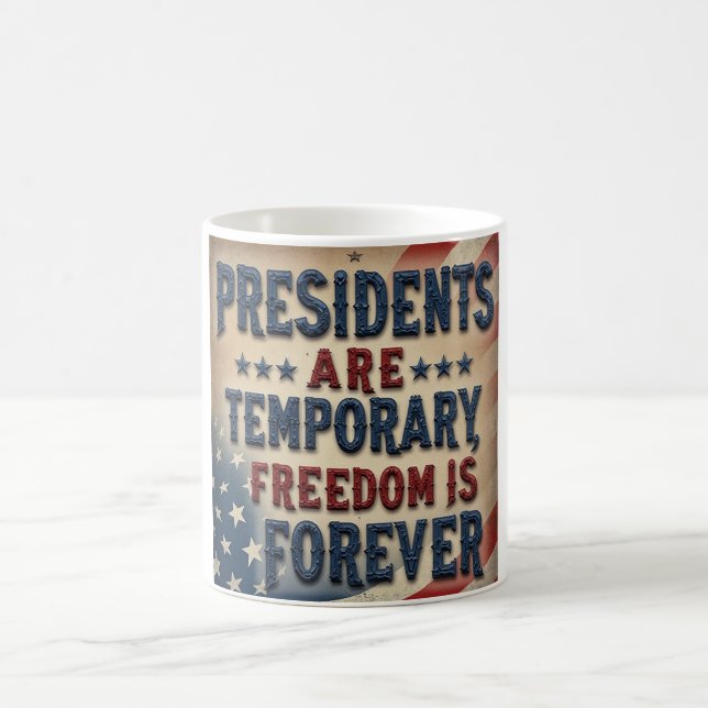 Freiheit ist ewig auf Reisen Kaffeetasse (Mittel)