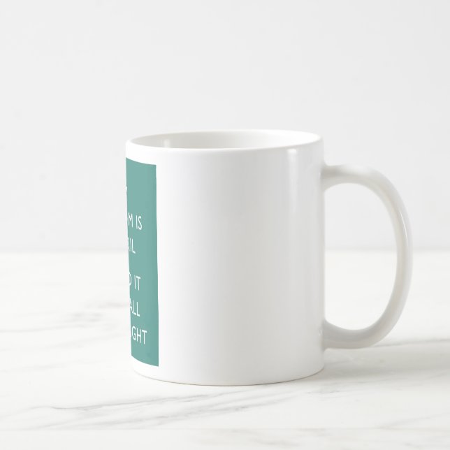 Freiheit ist in der Gefahr Kaffeetasse (Rechts)
