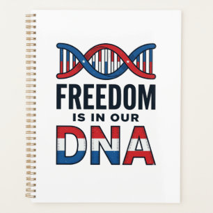 Freiheit ist in unserer DNA Patrioten Vector-Shirt Planer