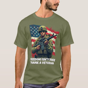 Freiheit ist kein freier T - Shirt der Veteranen-A