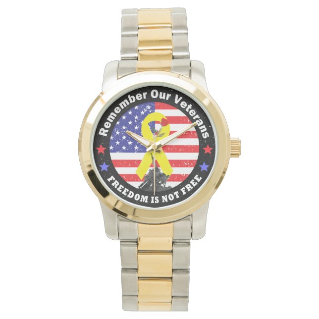 FREIHEIT IST NICHT FREI ARMBANDUHR (Vorderseite)