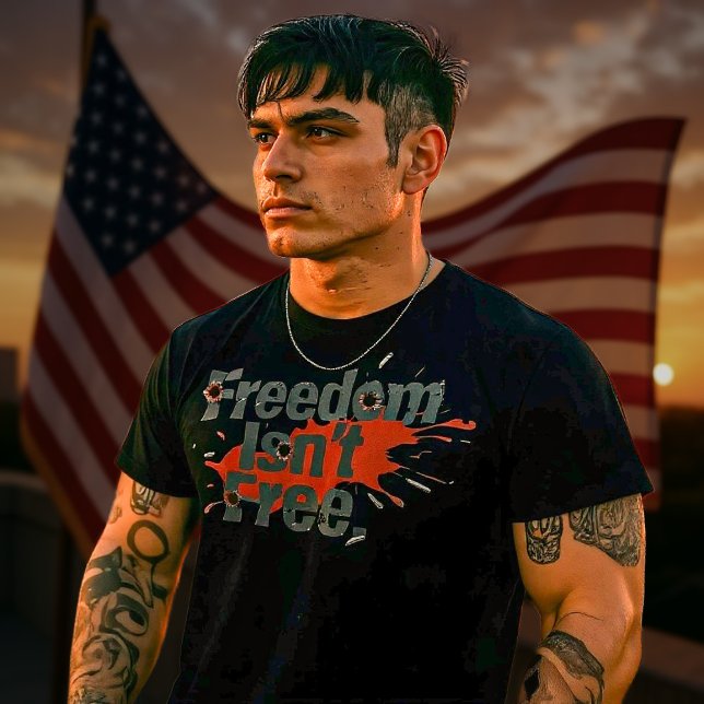 Freiheit ist nicht frei Tri-Blend shirt (Von Creator hochgeladen)