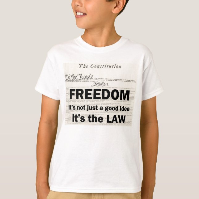Freiheit ist nicht gerade eine gute Idee T-Shirt (Vorderseite)