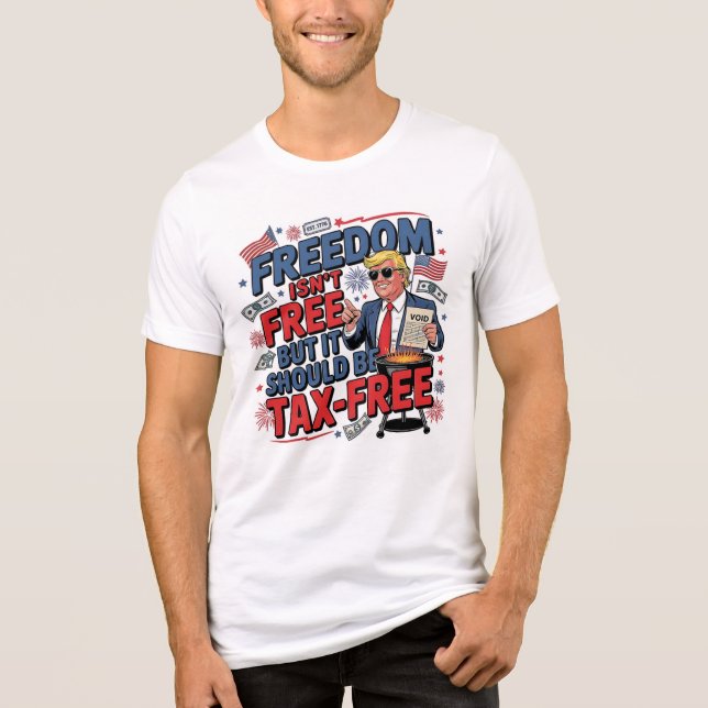 Freiheit ist nicht kostenlos, aber sie sollte steu Tri-Blend shirt (Vorderseite)