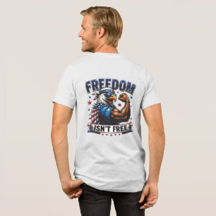 Freiheit Ist Nicht Kostenlos Patrioter Adler Herre Tri-Blend Shirt