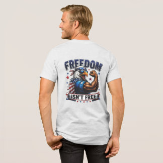 Freiheit Ist Nicht Kostenlos Patrioter Adler Herre Tri-Blend Shirt