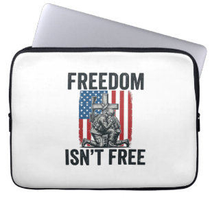 Freiheit Ist Nicht Kostenlos Patriotisches Soldate Laptopschutzhülle
