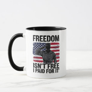 Freiheit ist nicht umsonst Ich habe dafür bezahlt  Tasse